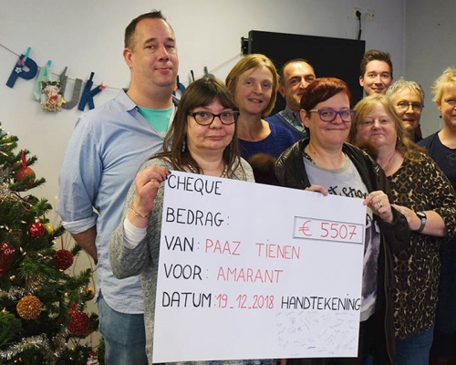 PAAZ-afdeling zamelt 6.500 euro in voor Music for Life